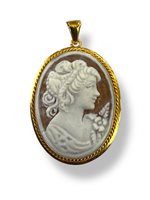 Pendente Mandile 1922 Donna Cammei  in Argento Conchiglia 2MCICM9 - 2MCICM9